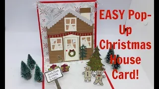 VERY EASY Pop-Up House Card!! (NO DIES REQUIRED!)