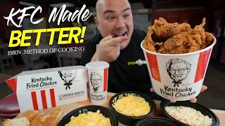 I tried KFC's ORIGINAL Pressure Fryer Method | Guga Foods