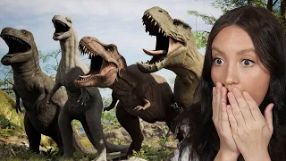 Reacting To EVOLUTION of T-REX In Movies (Crazy Animation!!)