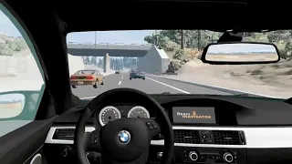 BMW e92 M3 Cutting Up In Traffic While Drifting | BeamNG