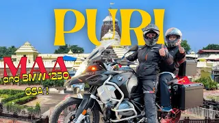 MOM’s First Ride on BMW 1250 GSA | Kolkata to Puri 😍