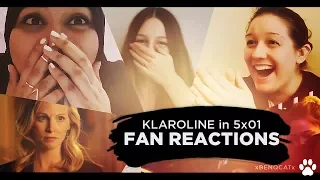 Klaroline Fan Reactions [The Originals 5x01]