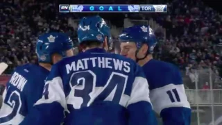 Auston Matthews Overtime goal vs detroit redwings-centennial classic