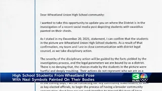District confirms people wearing swastikas in social media posts are Wheatland students