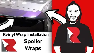 How to Wrap Your Car's Spoiler with Vinyl