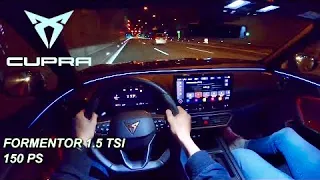 2022 CUPRA FORMENTOR 1.5 TSI 150 PS NIGHT POV DRIVE ASCHAFFENBURG TOP SPEED AUTOBAHN (60 FPS)