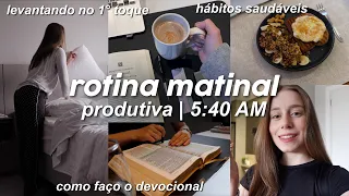 ROTINA MATINAL 5AM | hábitos SAUDÁVEIS & PRODUTIVOS para alcançar a sua melhor versão…