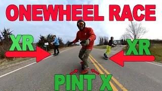 ONEWHEEL PINT X vs XR in a race of speed! With Shocking Results On Christmas