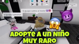 ✨ADOPTE A UN NIÑO MUY RARO EN BROOKHAVEN✨(robloxbroma sale mal)😭😂