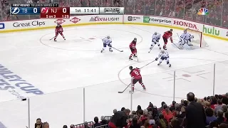 2018 Stanley Cup. R1, G4. Lightning vs Devils. Apr 18, 2018