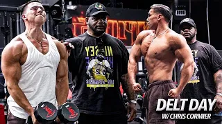 TRAINING Shoulders For Mass with CHRIS CORMIER || Tyler Lee