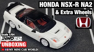 【MY MINI CAR WORLD】UNBOXING INNO64 1/64 HONDA NSX-R NA2 & EXTRA WHEELS