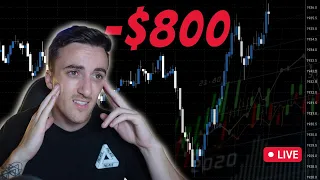 How I Lost $800 in 5 Minutes Day Trading Gold Futures!