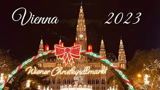 Christmas in Vienna 2023. First day of Christmas markets.