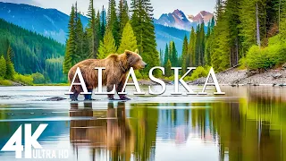 FLYING OVER ALASKA (4K UHD) - Relaxing Music Along With Beautiful Nature Videos - 4K Video HD