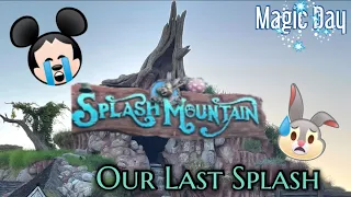 Disneyland Splash Mountain Farewell: Our Last Time!