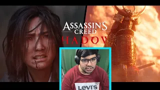 ASSASSIN'S CREED SHADOWS -  WORLD PREMIERE CINEMATIC TRAILER REACTION (HINDI)