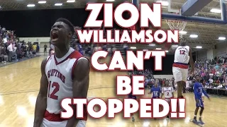Zion Williamson Can't Be Stopped in the State Playoffs | Trinity-Byrnes vs. Spartanburg Day