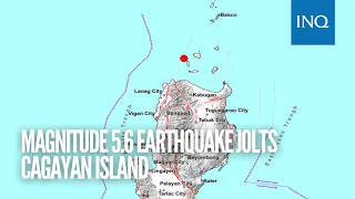 Magnitude 5.6 earthquake jolts Cagayan Island | #INQToday