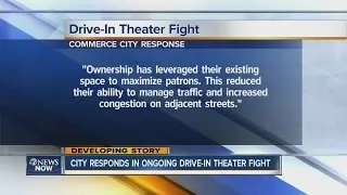 Commerce City responds in drive-in theater fight