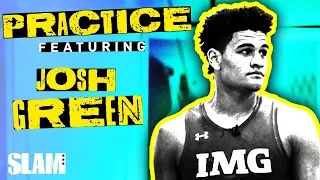 Josh Green is TOO NICE Mic'd Up: "I Couldn't Dunk ON MY SON" 🤣 | SLAM Practice