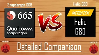 Qualcomm Snapdragon 665 VS MediaTek Helio G80 🔥