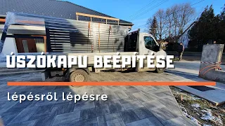 Úszókapu beépítés folyamata - Lépésről lépésre