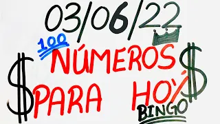 NUMEROS PERFECTO PARA HOY 03/06/22 DE JUNIO 2022 , NUMEROS PARA LOTERIAS