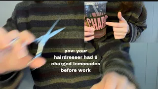 ASMR| Fastest and Most Chaotic Haircut You’ve Ever Had
