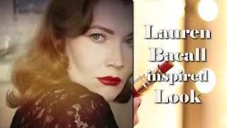 1940s Makeup inspired by Lauren Bacall