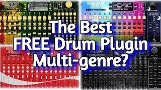 Best FREE DRUM VST Plugin in 2022? - Monster Drums V 3.0 (Multi kit genre) - Tutorial & Full Demo