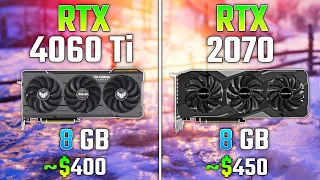 NVIDIA RTX 4060 Ti vs RTX 2070 | Test in 7 Games