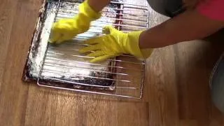 Очищаем Посуду (Решетки для Барбекю) от сильного нагара