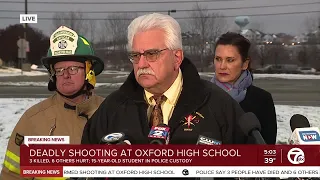 Authorities provide update after deadly shooting at Oxford High School