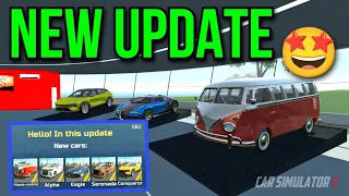 New Update - Car Simulator 2