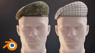 Modeling Military Gear in Blender Episode 1 - Beret