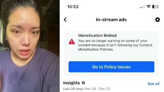 In-Stream Ads Monetisation Limited Policy issue sa Meta #meta #monetisation #facebook