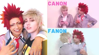 KiriBaku Canon VS Fanon + BLOOPERS!