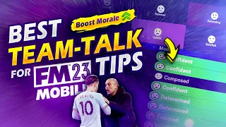 How to Use TEAM TALK CORRECTLY In FM23 Mobile