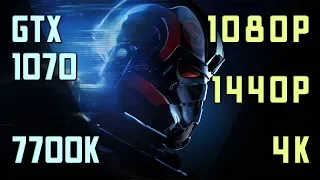 Star Wars: Battlefront 2 | GTX 1070 & i7 7700k | | Gameplay & Benchmark - 1080p/1440p/4k |