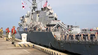 USS Carney Visits NSN After Deployment