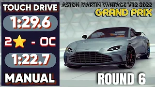 Asphalt 9 Aston Martin Vantage V12 2022 Grand Prix Round 6 R6 2 star OC Touch Drive Manual