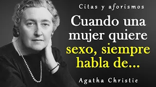 Citas muy sabias de Agatha Christie | Citas, aforismos, pensamientos sabios