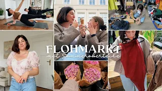 Sommeroberteile Try On Haul | Vintage Flohmarkt shopping | Partner Workout | Frühlings Vlog