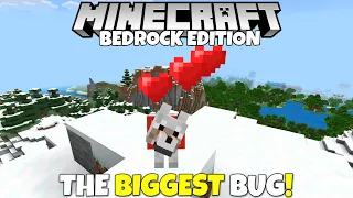 The Current BIGGEST bug in Minecraft Bedrock! #short