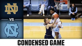 Notre Dame vs. North Carolina Condensed Game | 2022-23 ACC Men’s Basketball