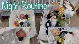 Reborn Max & Willie's Night Time Routine! Reborn Toddler and Preemie Roleplay! | Kelli Maple