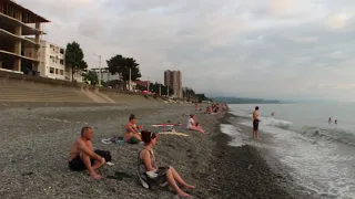 19 06 2019 морское НАСЛАЖДЕНИЕ на закате Кобулети ქობულეთი Аджария Грузия