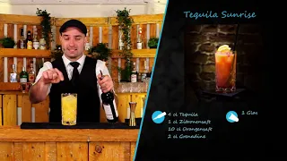 Tequila Sunrise Cocktail selber machen (Rezept) ☀️ 🍹 | einfach Anleitung - für Anfänger geeignet