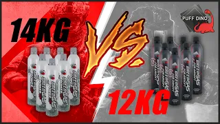 「Quick test!」Puff Dino Airsoft Green Gas 12kg vs 14kg in 10℃